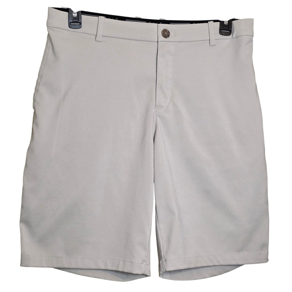 Nike Dri-FIT Golf Shorts Mens 34 Beige Lightweight Athletic Casual